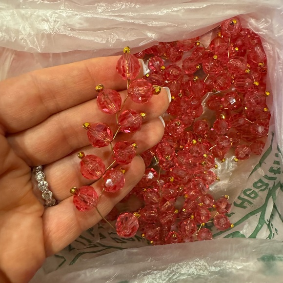 Bulk of handmade beaded branches stems for holiday events Decor crafts - Picture 2 of 6